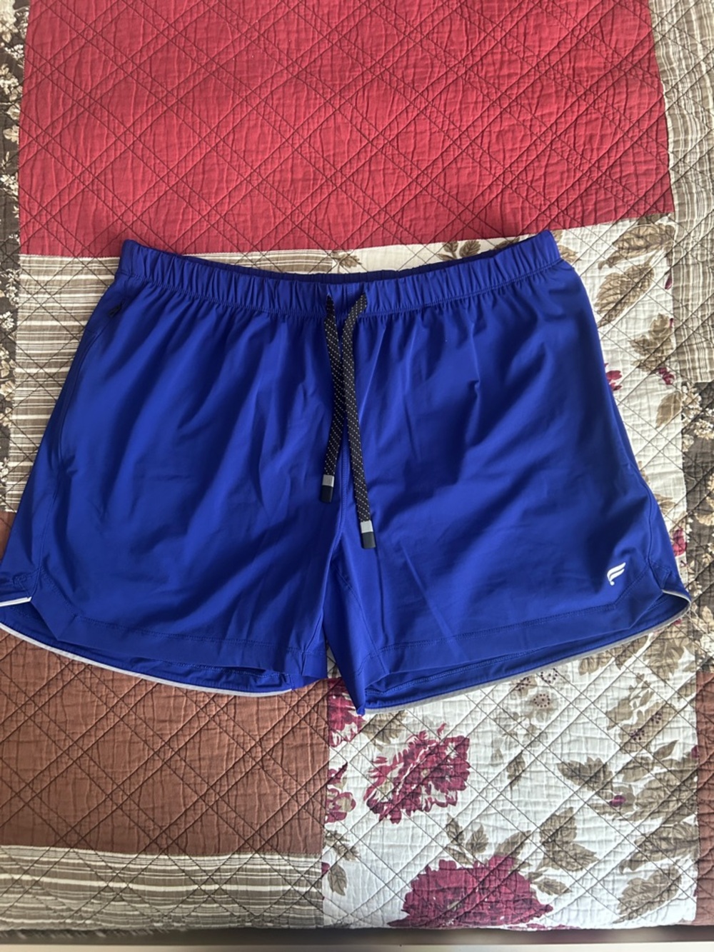 Fabletics Men's Athletic Shorts in Bold Royal Blue